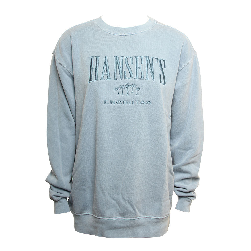 Hansen Womens Sweatshirt Deliberate Palms Crew