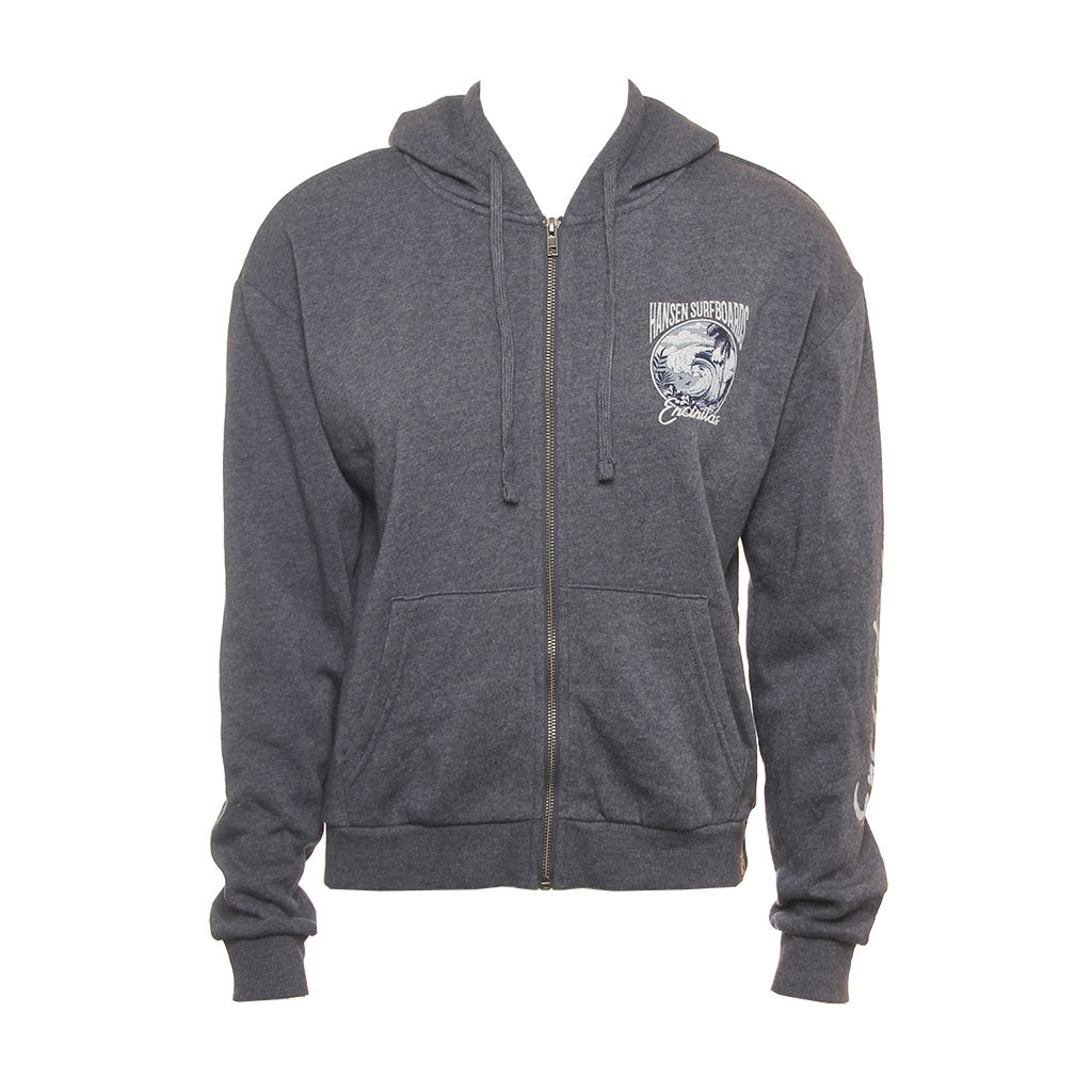 Hansen Womens Sweatshirt Force Of Nature Zip Hoodie