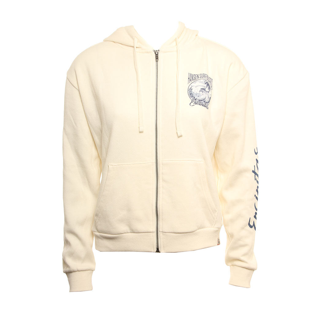 Hansen Womens Sweatshirt Force Of Nature Zip Hoodie