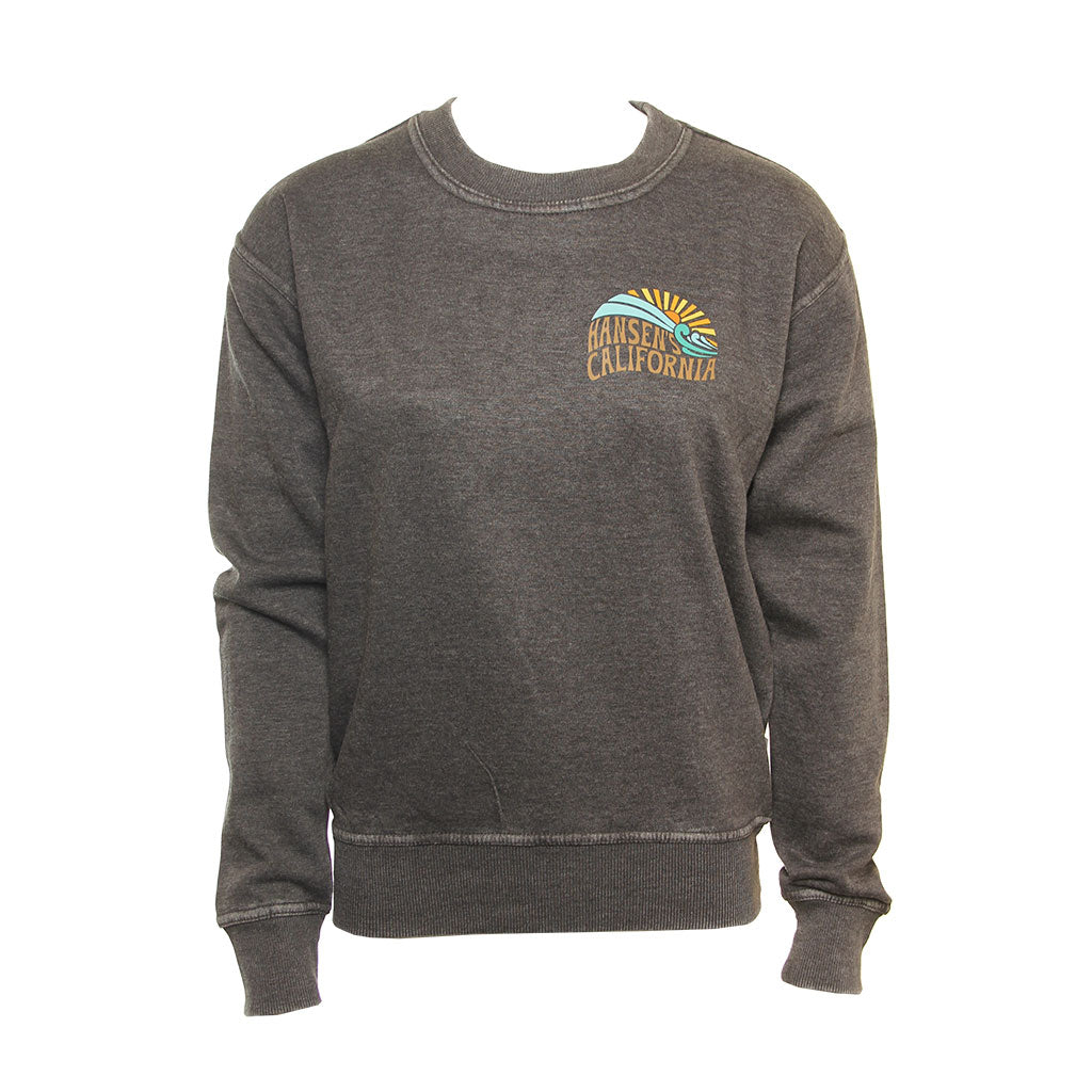 Hansen Womens Sweatshirt Hansen Burnout Crew