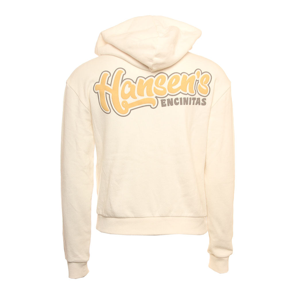 Hansen Womens Sweatshirt Offset Puff Zip Hoodie