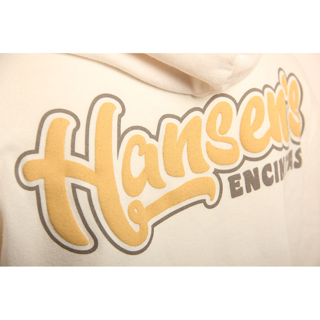 Hansen Womens Sweatshirt Offset Puff Zip Hoodie