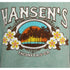Hansen Womens Sweatshirt Paradise Palms Corded Crew