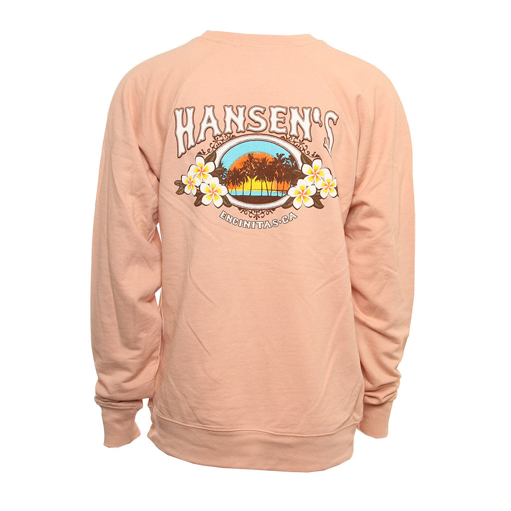 Hansen Womens Sweatshirt Paradise Palms