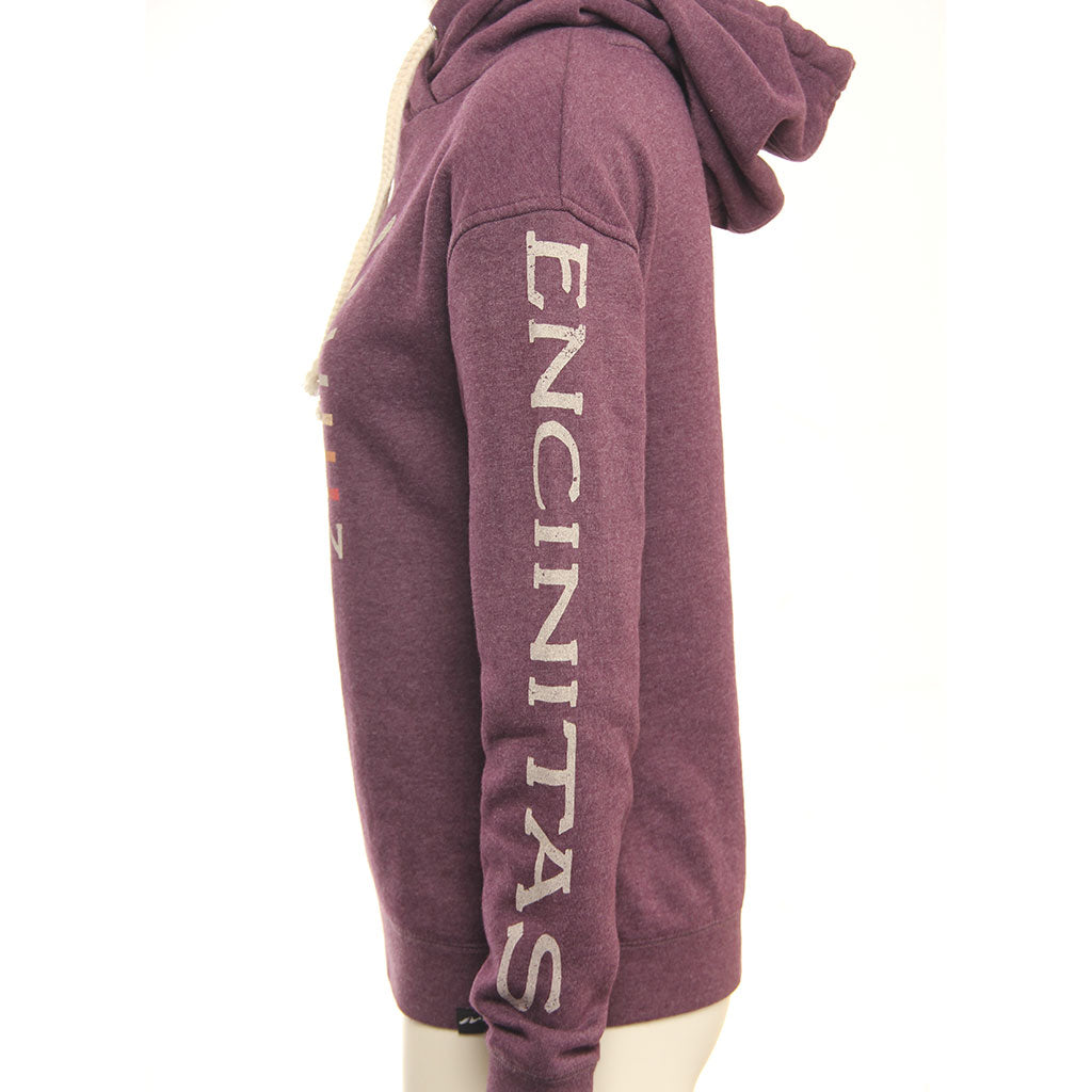 Hansen Womens Sweatshirt Risin Sun Crossover Neck