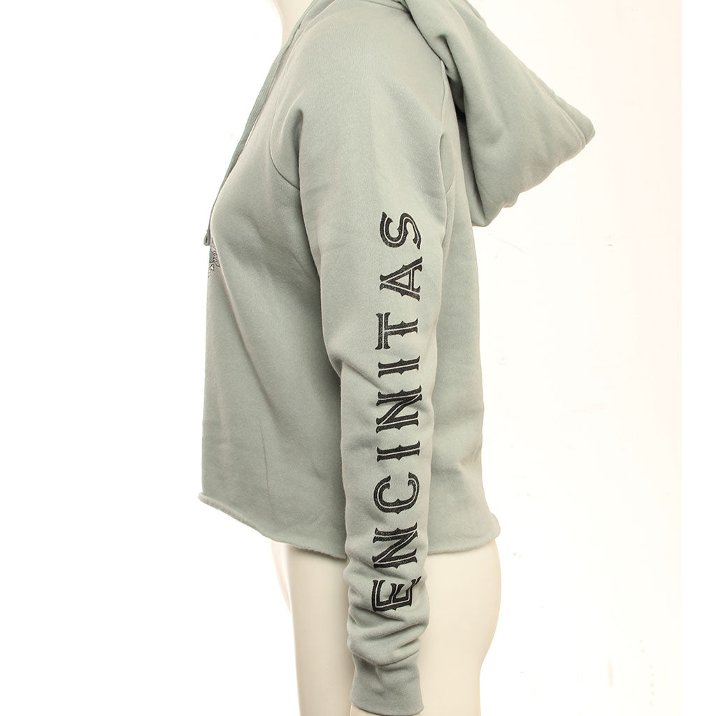 Hansen Womens Sweatshirt Rom Com Crop Hood