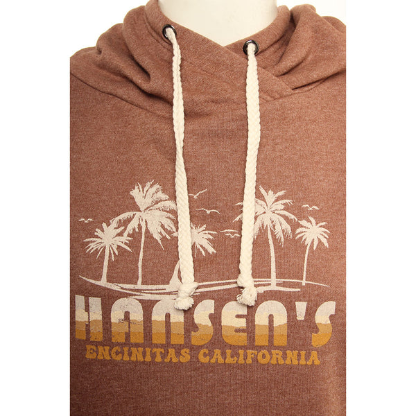 Hansen Womens Sweatshirt Rooney Pullover Crossneck Hoodie