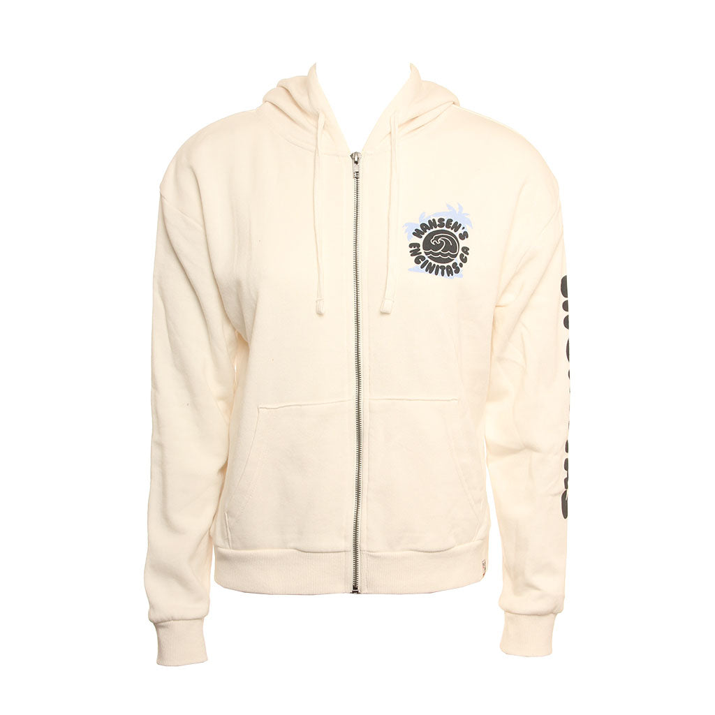 Hansen Womens Sweatshirt Shiner Zip Hoodie
