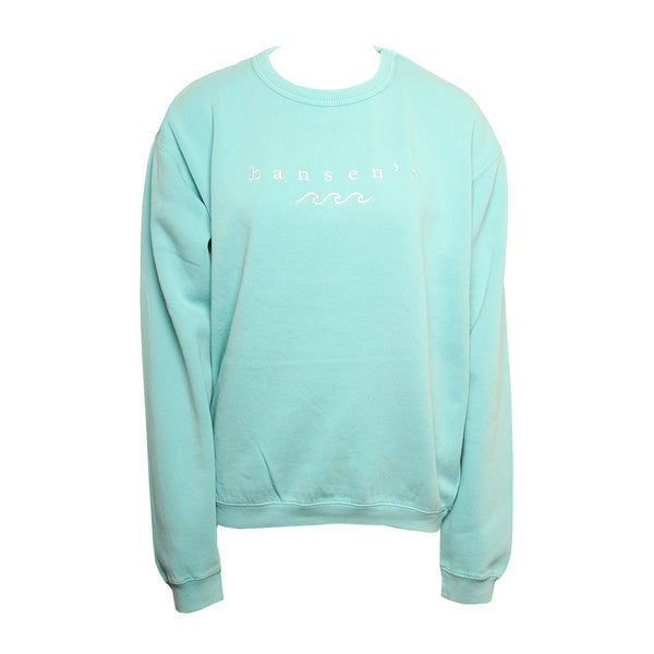 Hansen Womens Sweatshirt Triple Wave Crew