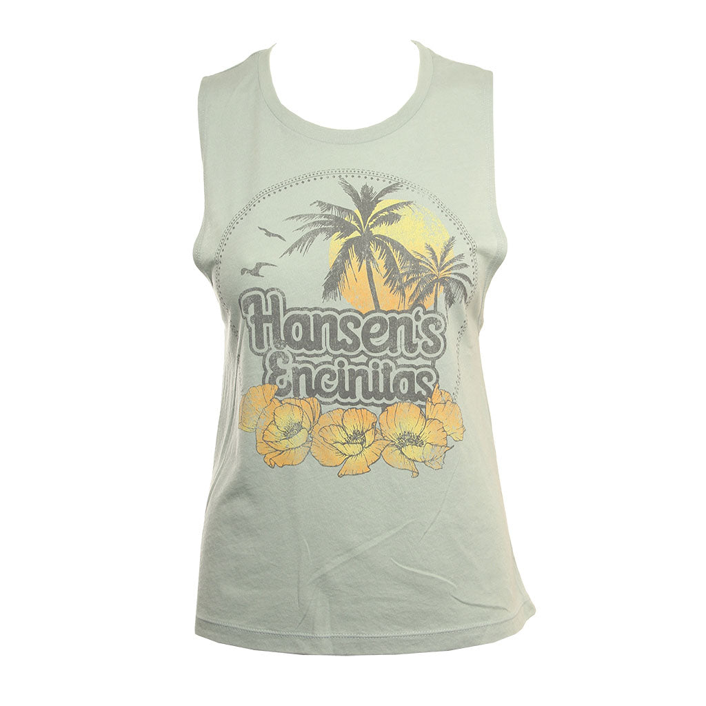 Hansen Womens Tank Top Poppy