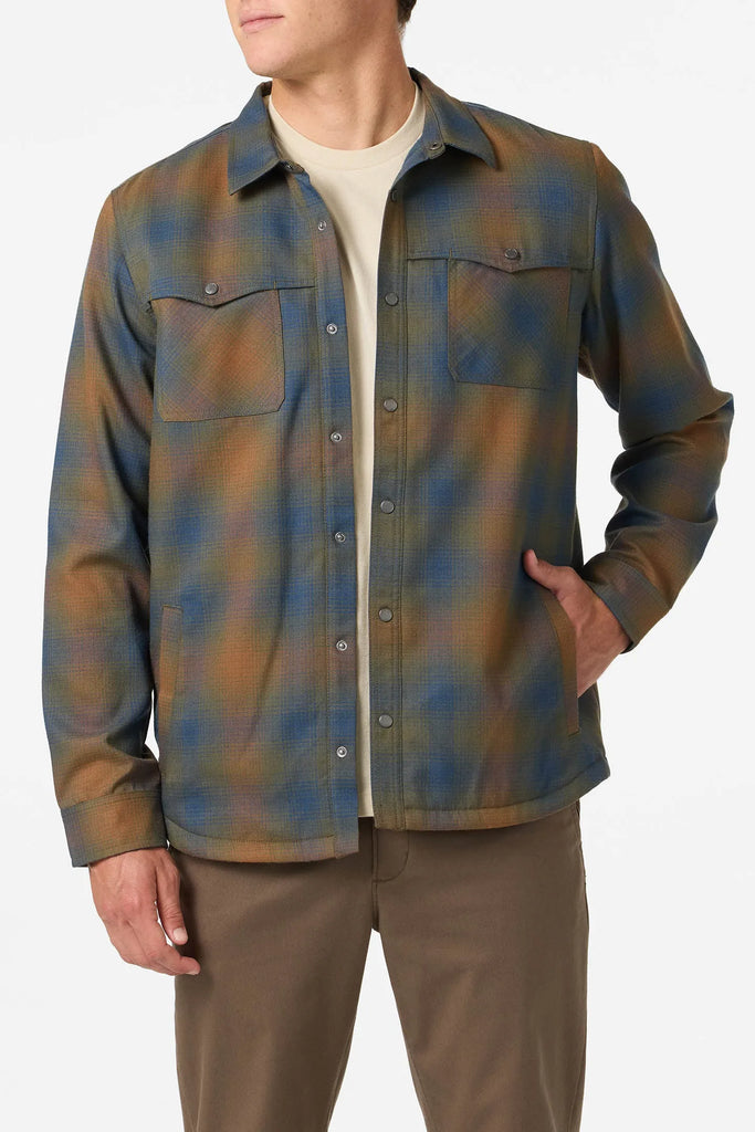 Oneill Mens Jacket Ranchero Plaid Western