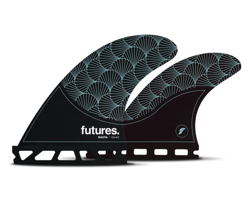 Futures Surfboard Fins Rasta Quad Fin Set