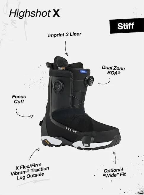 Burton Mens Snowboard Boots Highshot X Step On