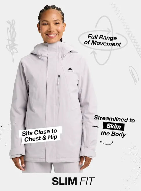 Burton Womens Snow Jacket Reserve 2L Insulated Stretch