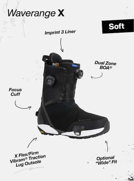 Burton Mens Snowboard Boots Waverange X Step On