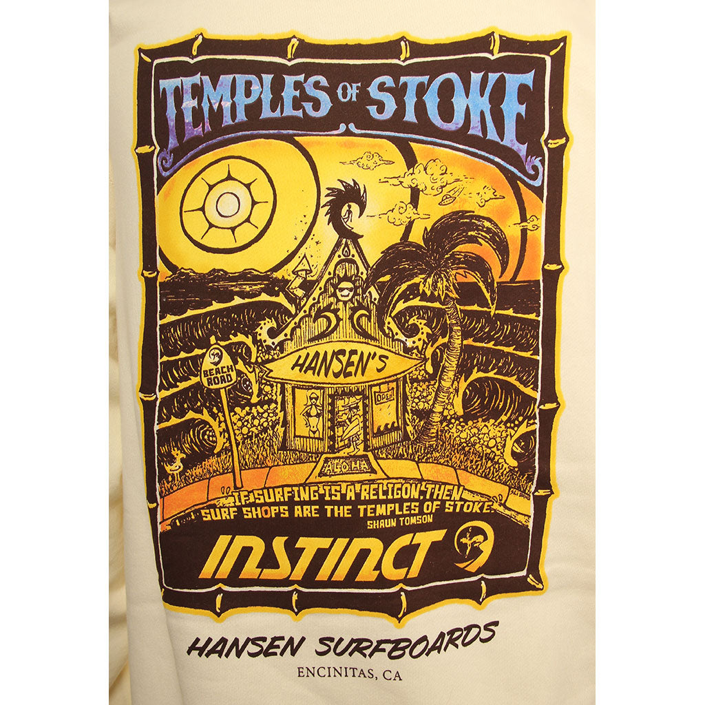 Instinct Mens Sweatshirt Hansens Temples Of Stoke
