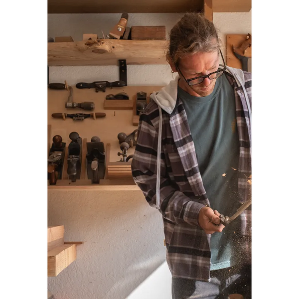 Instinct Mens Shirt Idyllwild Hooded Flannel