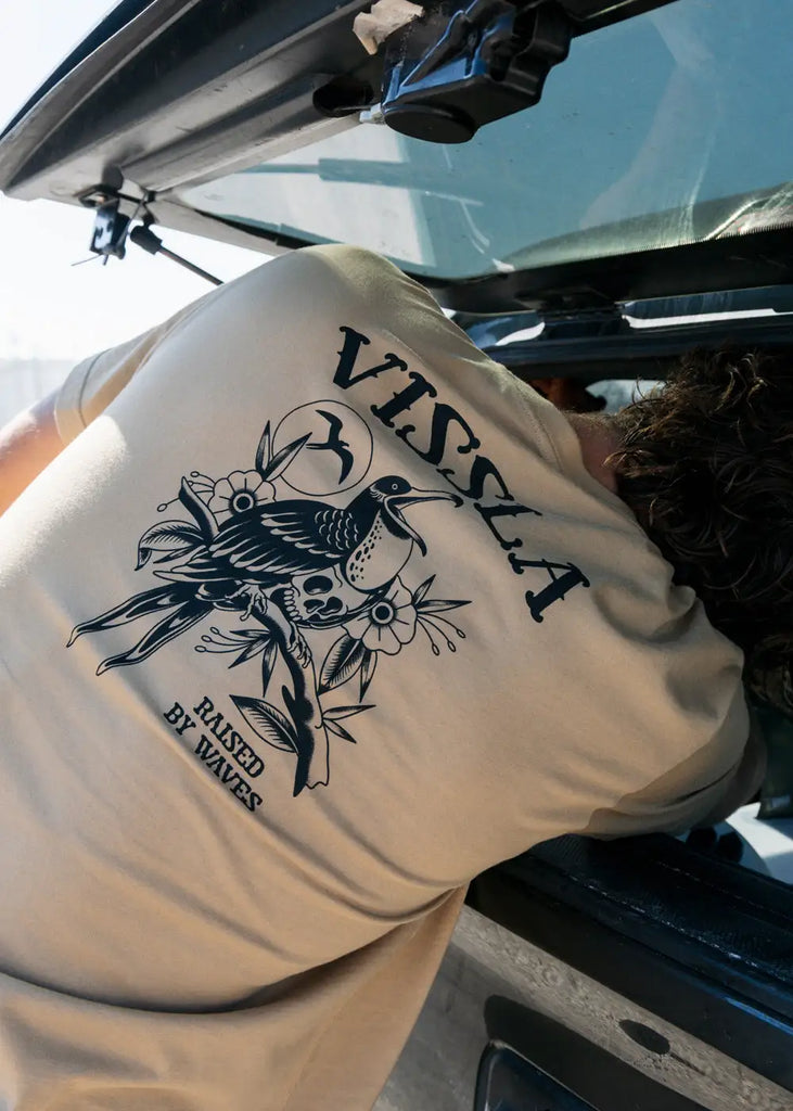 Vissla Mens Shirt Island Bird Organic Pocket Tee