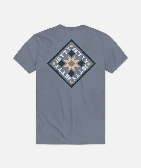 Jetty Mens Shirt Desert Sun Pocket Tee