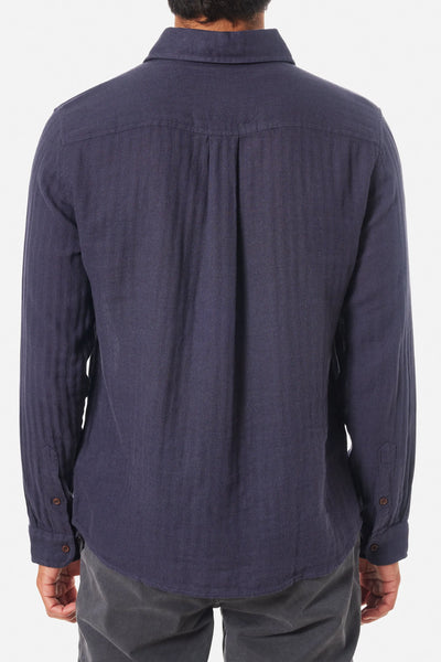 Katin Mens Woven Alan Solid Long Sleeve