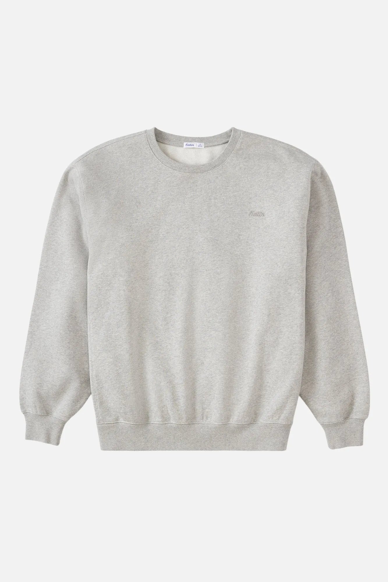 Katin Mens Sweatshirt Embroidered Crewneck