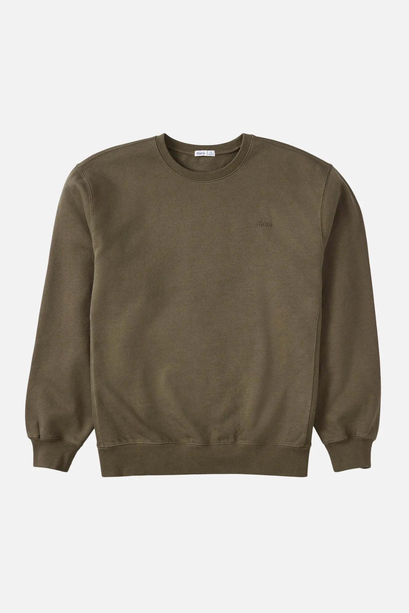 Katin Mens Sweatshirt Embroidered Crewneck