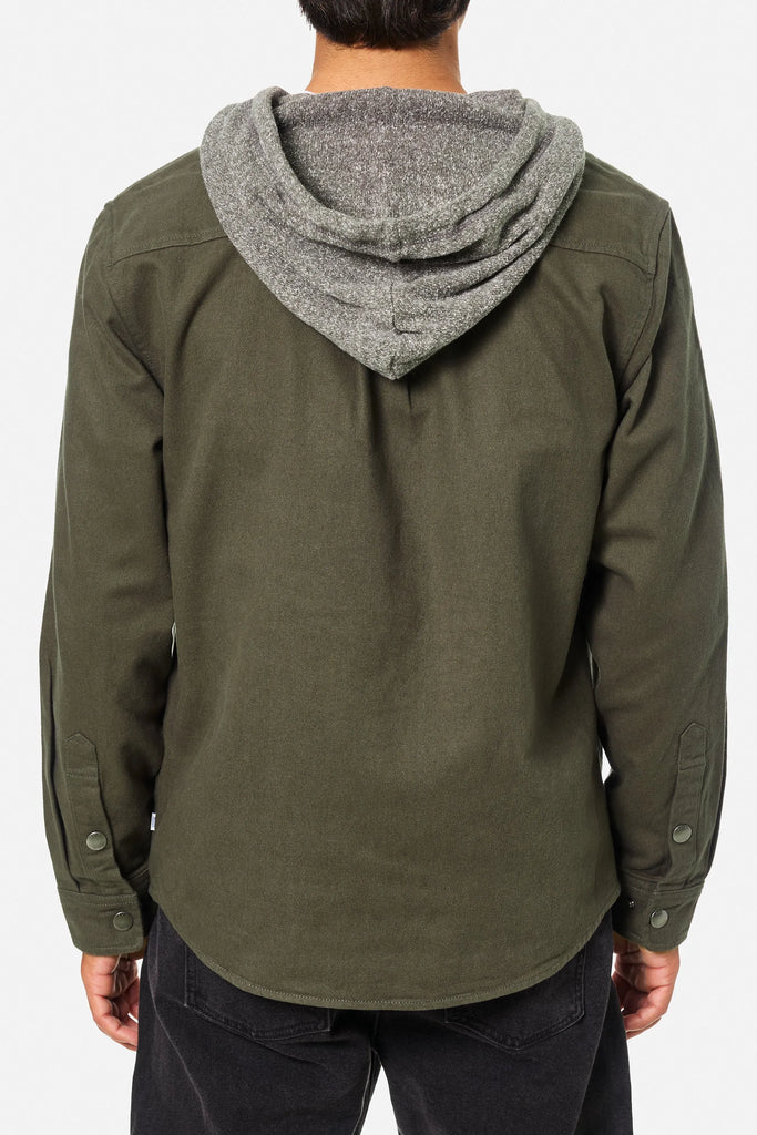 Katin Mens Shirt Harold Hooded Flannel