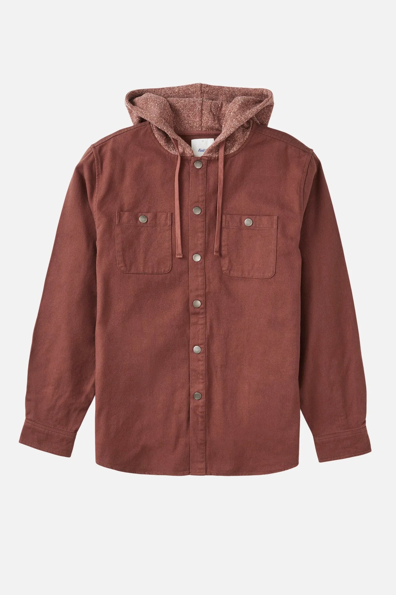 Katin Mens Shirt Harold Hooded Flannel