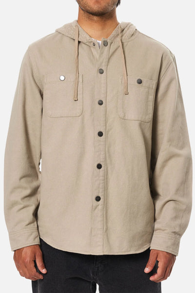 Katin Mens Shirt Harold Hooded Flannel