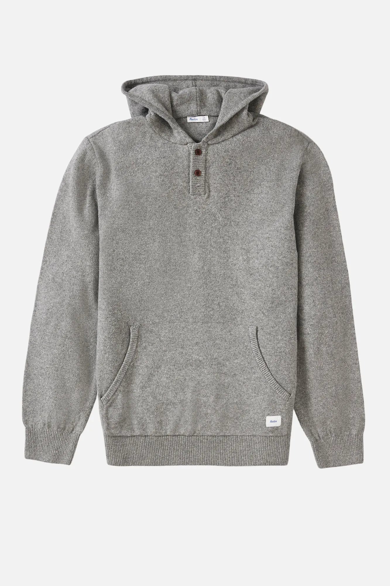 Katin Mens Sweater Hayes Hooded Henley