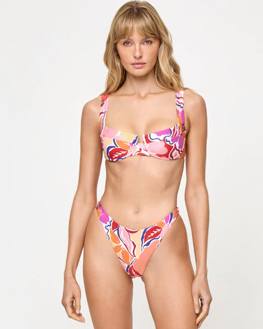 L*Space Womens Bikini Top Mako