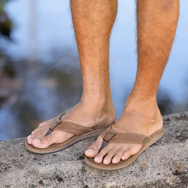 Reef Mens Sandals Leather Offshore