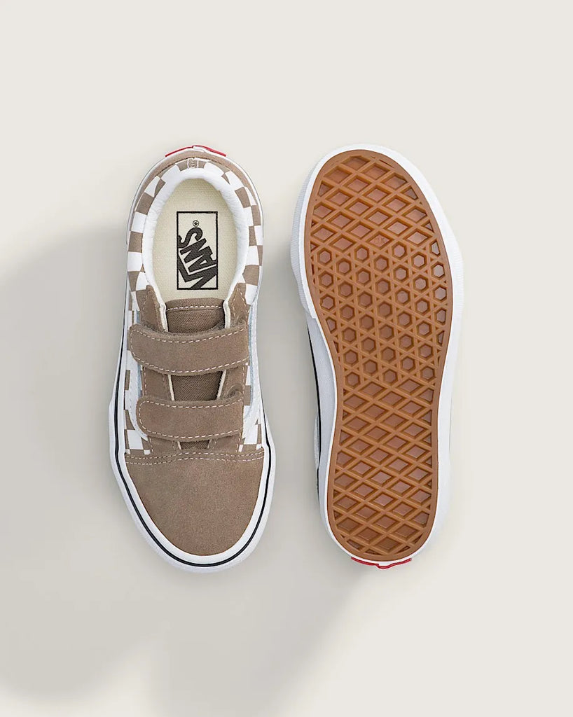 Vans Kids Shoes Little Kids Old Skool V Checkerboard