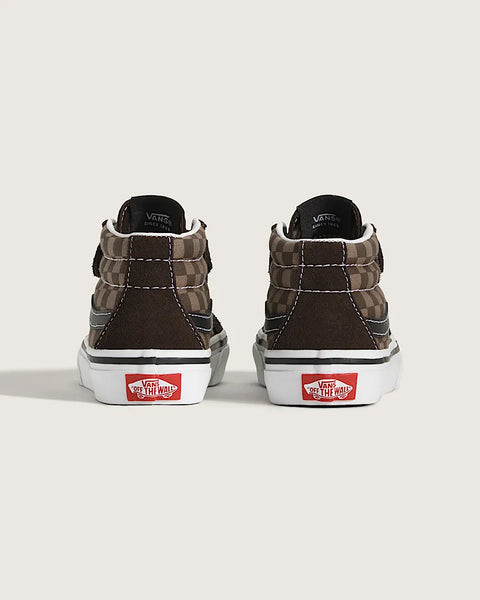 Vans Kids Shoes Little Kids Sk8-Mid V Checkerboard