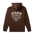 Seager Mens Sweatshirt Longhorn Hoodie