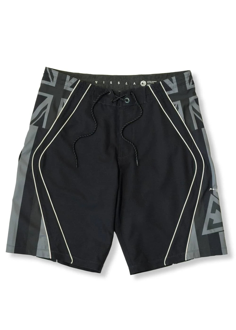 Vissla Mens Boardshorts Black Widow Hawaii 21"
