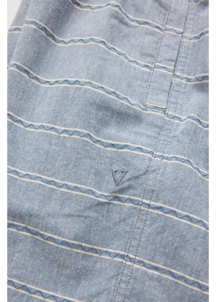 Vissla Mens Shorts J. Linen Stripe Elastic Eco 18