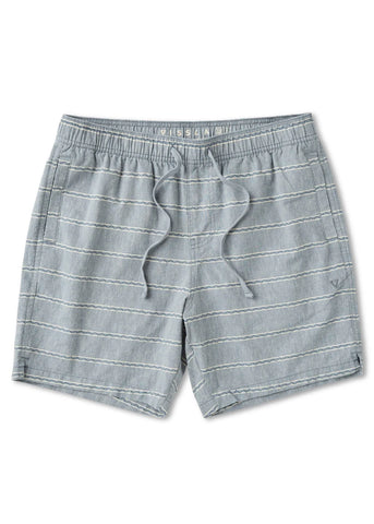 Vissla Mens Shorts J. Linen Stripe Elastic Eco 18"