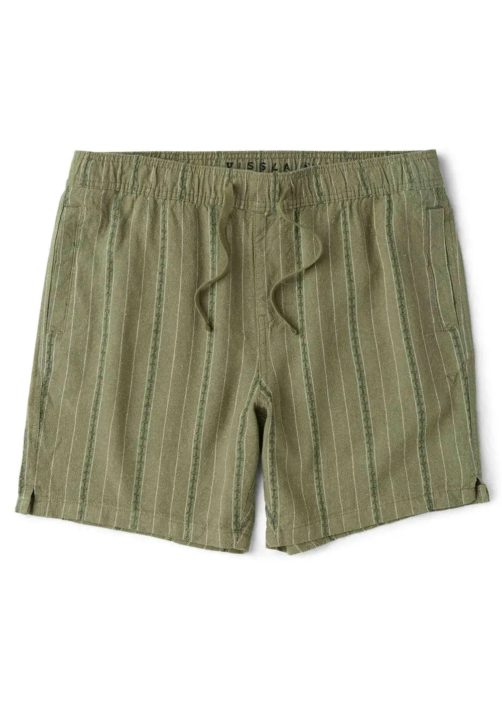 Vissla Mens Shorts Grad Stripe 17" Elastic Linen