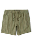 Vissla Mens Shorts Grad Stripe 17" Elastic Linen