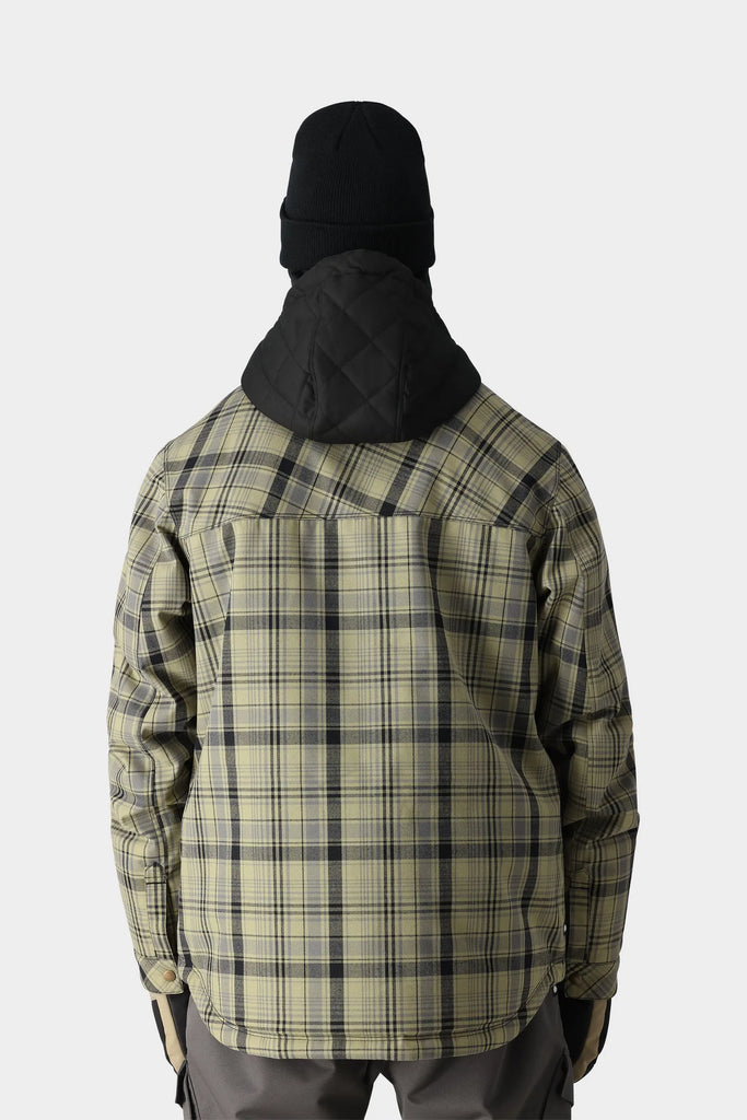 686 Men s Woodland Insulated Jacket Sage Plaid M