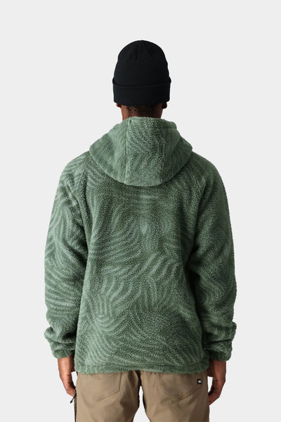686 Mens Snow Layers Buttermilk Sherpa Fleece Pullover Hoody