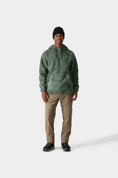 686 Mens Snow Layers Buttermilk Sherpa Fleece Pullover Hoody