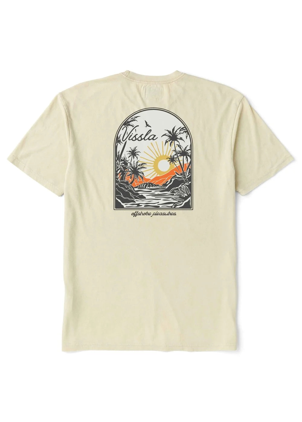 Vissla Mens Shirt Sunset Shadows Cosmic Wash