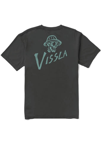 Vissla Mens Shirt Brain Bucket Premium Organic Pocket Tee