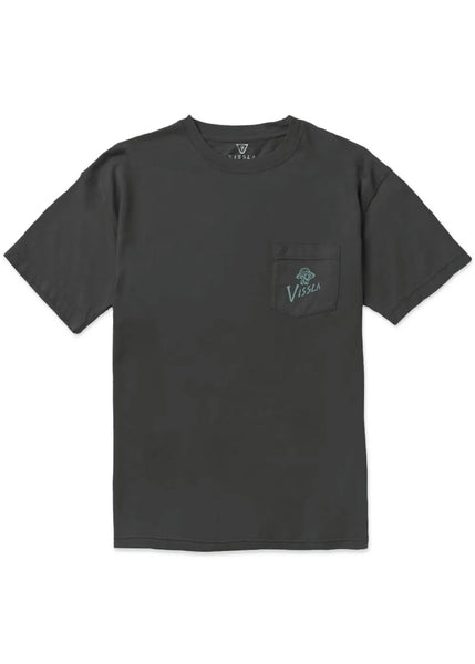 Vissla Mens Shirt Brain Bucket Premium Organic Pocket Tee