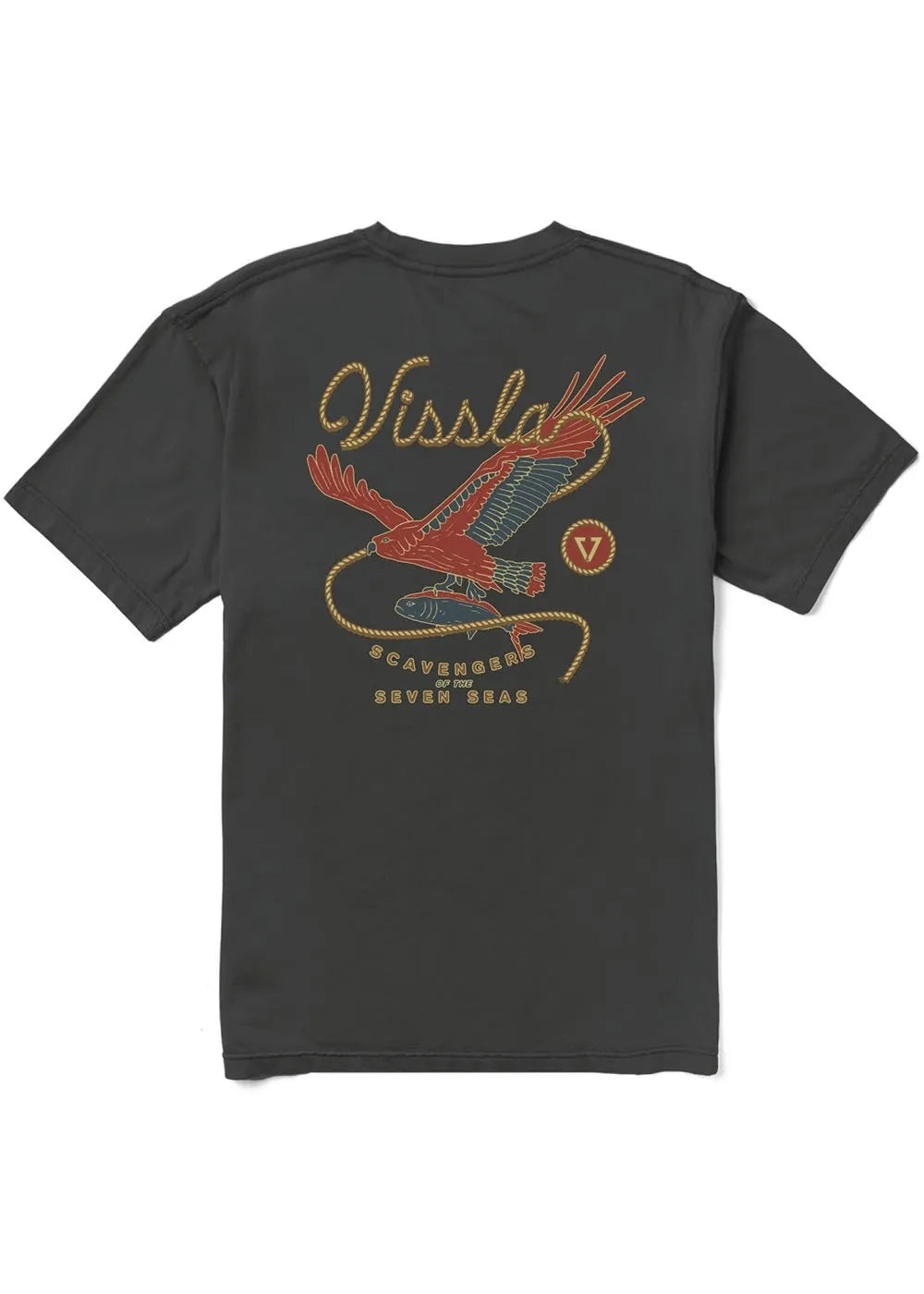 Vissla Mens Shirt Scavengers Premium Organic Pocket Tee