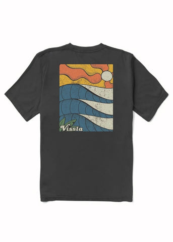 Vissla Mens Shirt Caught Inside Premium Organic Pocket Tee