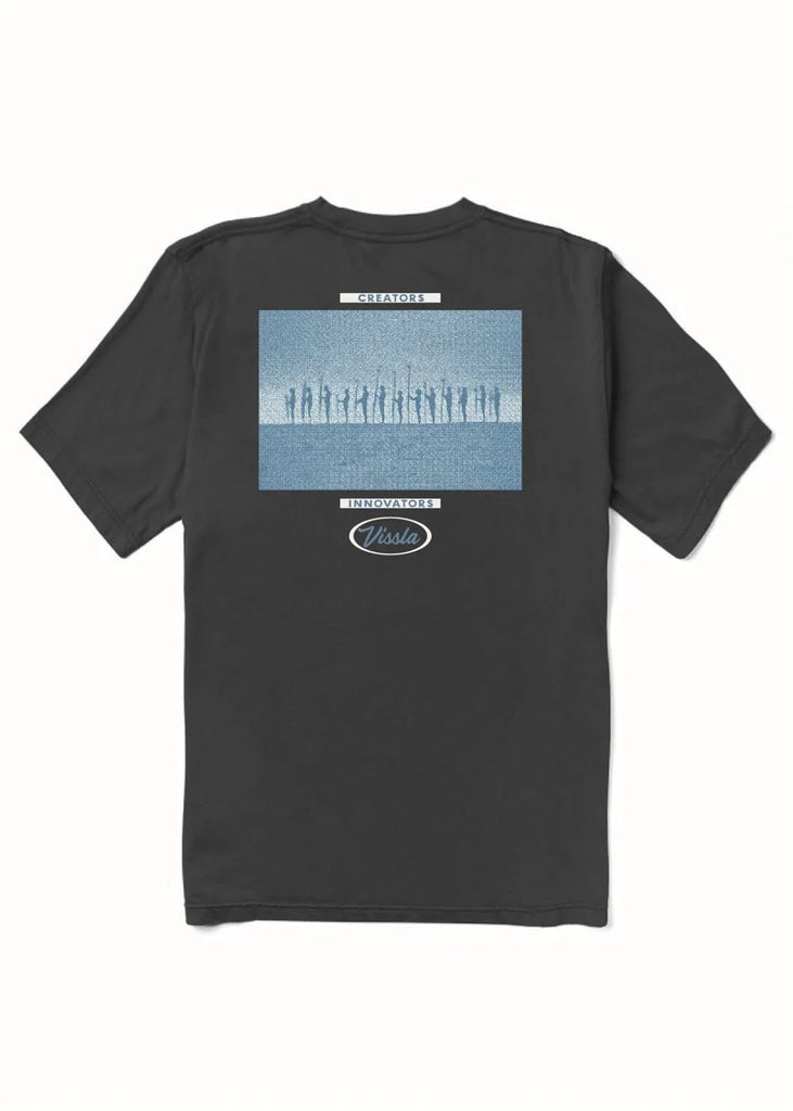 Vissla Mens Shirt Creators Gathering Premium Organic Pocket Tee