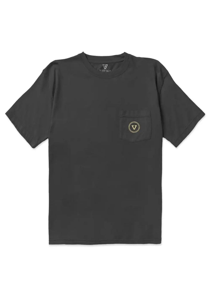 Vissla Mens Shirt Craftsman Organic Pocket Tee
